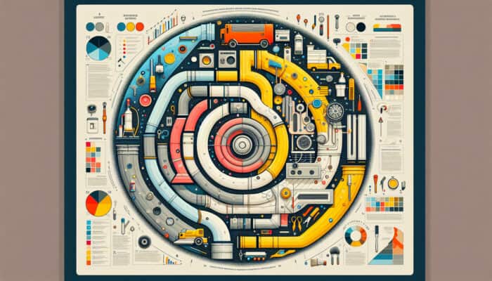 Infographic on duct cleaning services in New Westminster, illustrating clean vs. dirty ducts, tools, and service area map.