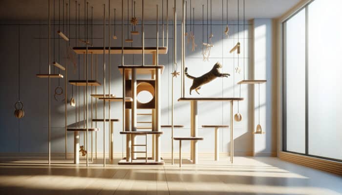 Climbing Structures Boost Playtime Fun for Active Cats