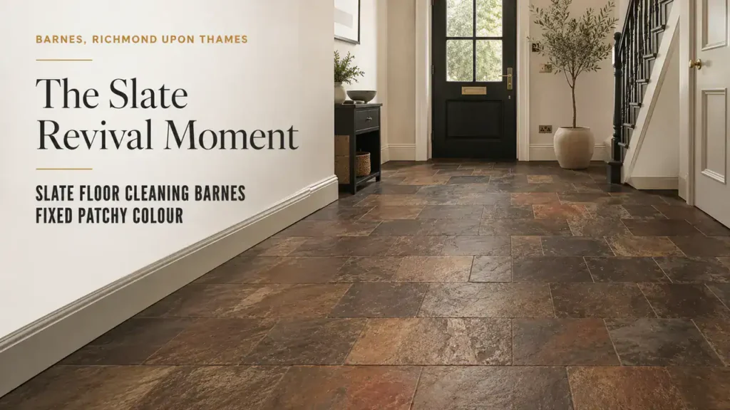 Slate Floor Cleaning: Reviving Vibrant Colours in Barnes