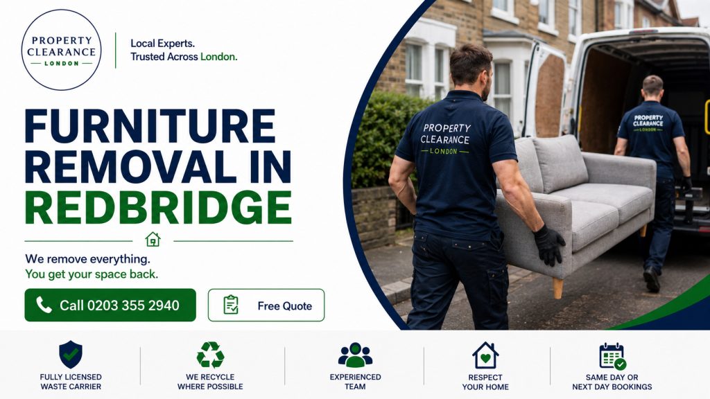 Furniture Removal Services in Redbridge: Your Expert Guide