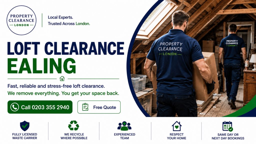 Loft Clearance Services in Ealing: Expert Solutions Offered