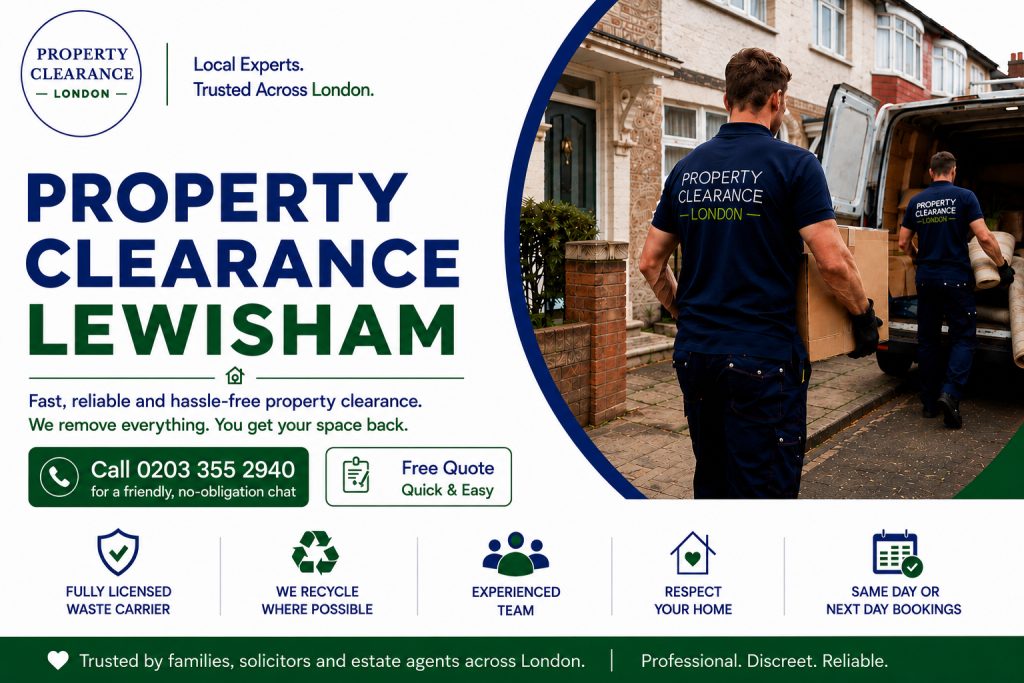 Property Clearance Services in Lewisham: Local Expertise